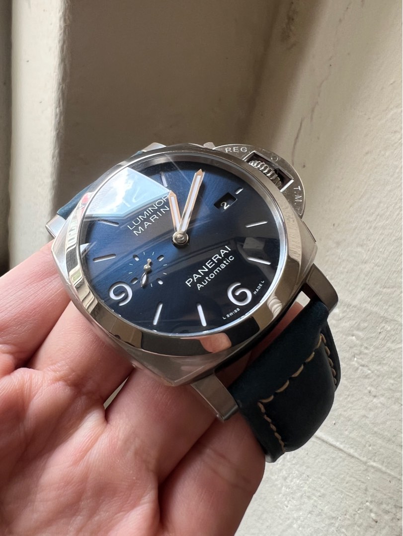 Blue Dial Panerai Luminor Marina Pam 1313 WatchCharts Marketplace