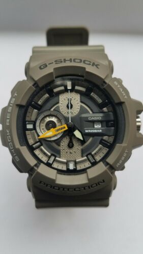 Rare Casio G Shock Gray 5277 GAC 100 Quartz Digital Watch Glow in Dark Dial WatchCharts