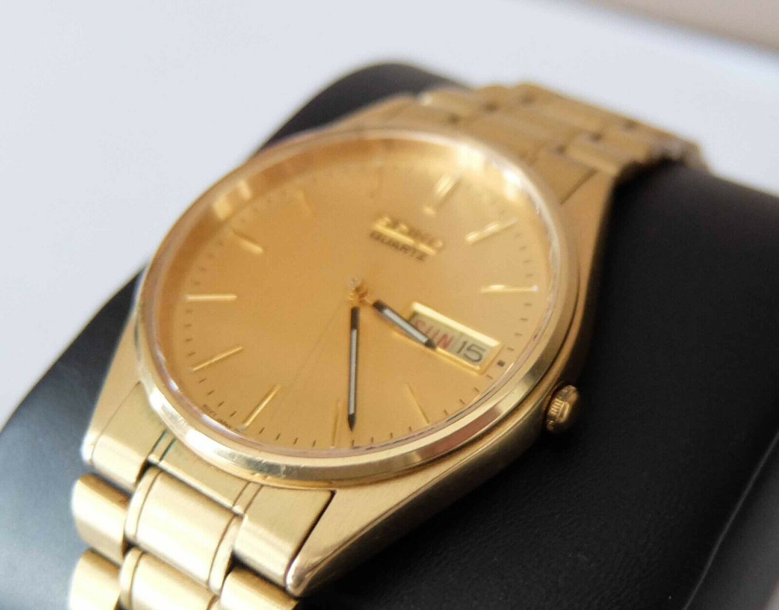 SEIKO セイコー 7N43-7A50 クォーツ 腕時計 Unisex Seiko Quartz Gold Watch (7N43-7A50) | eBay