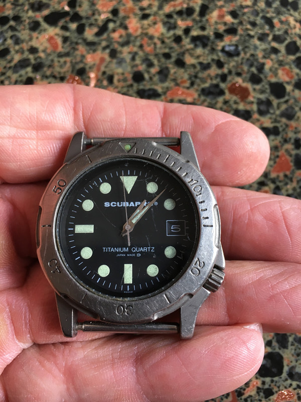 Scubapro titanium watch on sale