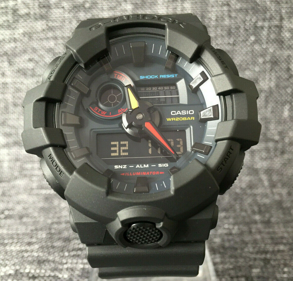 Casio G Shock Ga 700bmc 1a Black X Neon Neo Tokyo Series Brand New Watchcharts