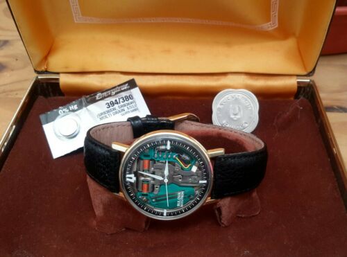 Rare genuine bulova accutron 214 spaceview wristwatch 1965 fully