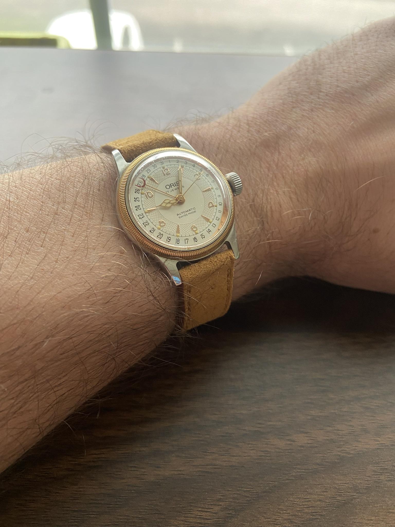 WTS Oris 7400b vintage big crown pointer date WatchCharts