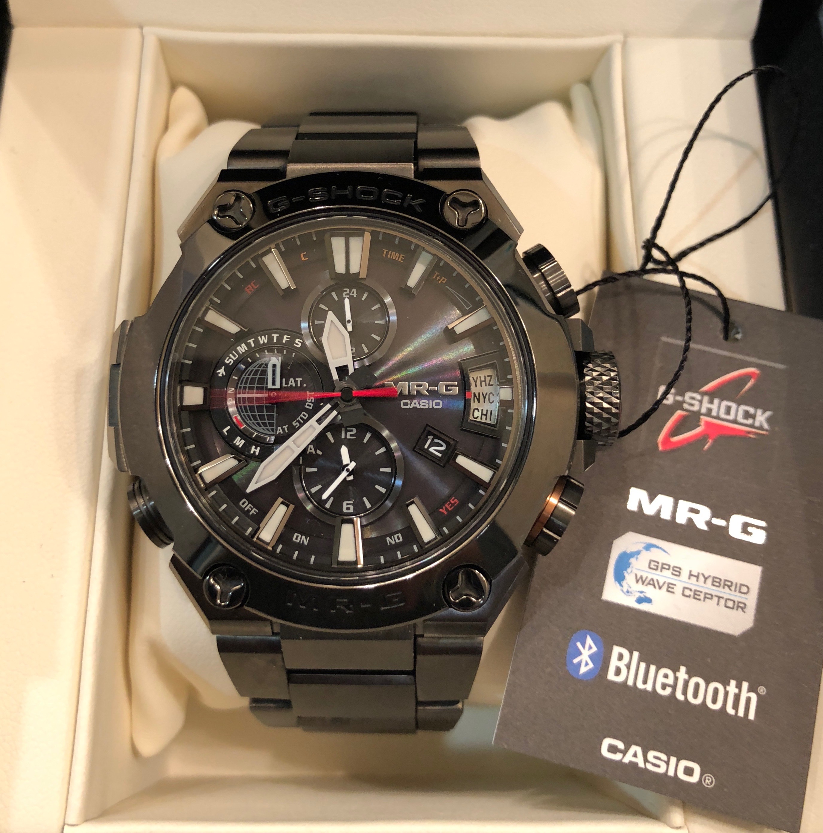 Sold Casio G Shock Watch Mrg G00 Mrg G00cb Watchcharts