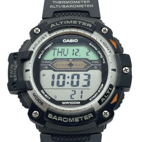 CASIO SGW-300H (3202) Illuminator Watch Thermometer Altimeter Barometer ...