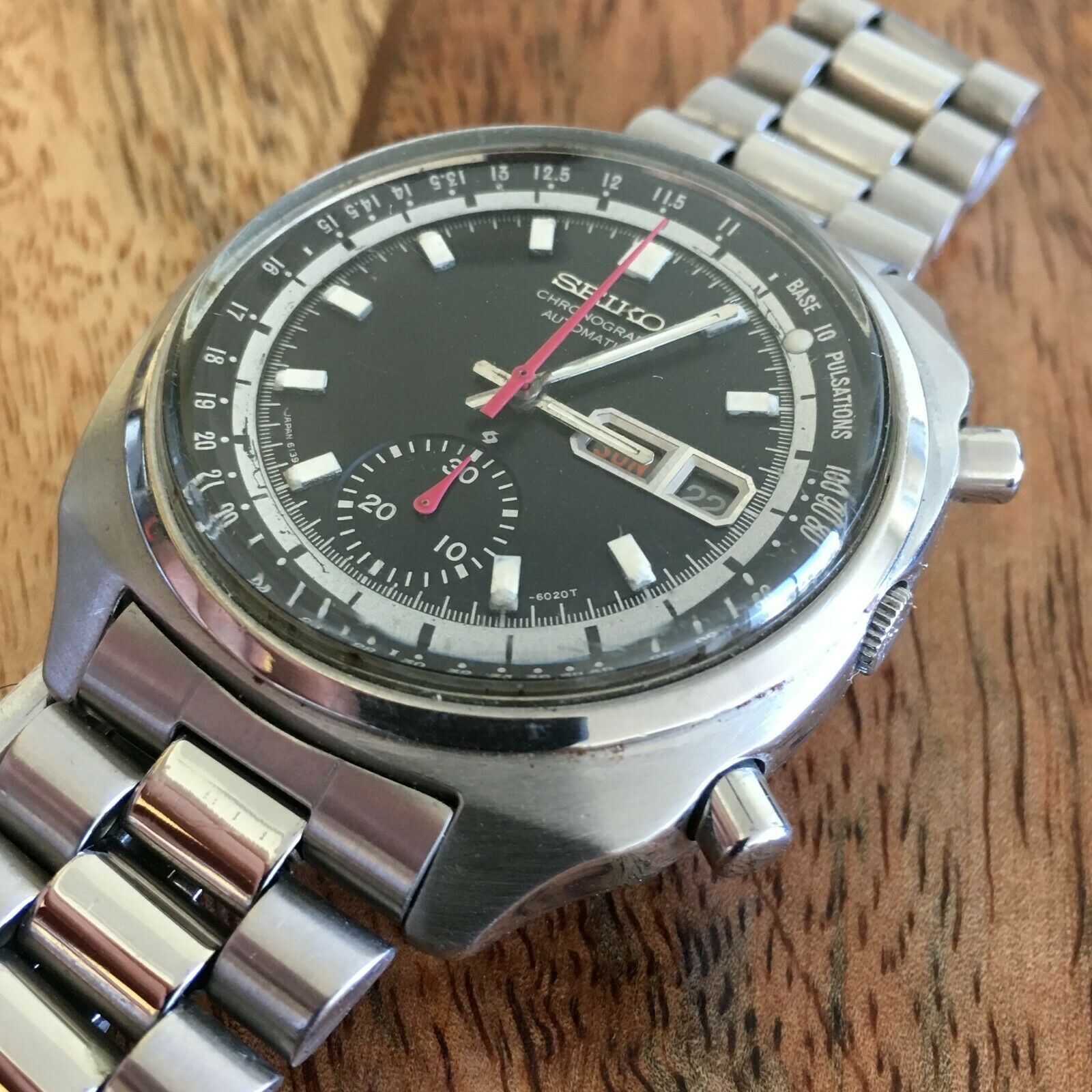 Vintage Seiko Pulsations Chronograph Watch 6139-6020 | WatchCharts