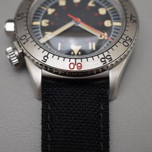 Undone Aero Commando: Orologio Uomo Automatico 40mm Con Cinturino In Cordura Nero - Stile Vintage Aviation