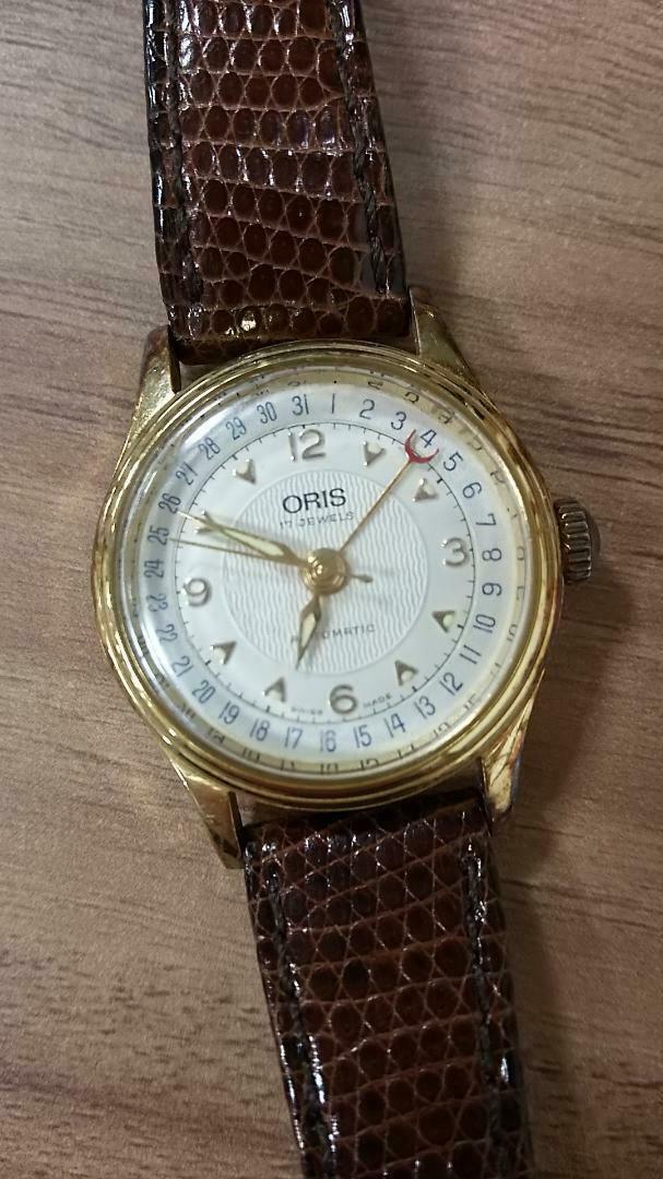 VERY RARE ORIS Automatic Watch S.A 574 Pointer Date SWISS MADE