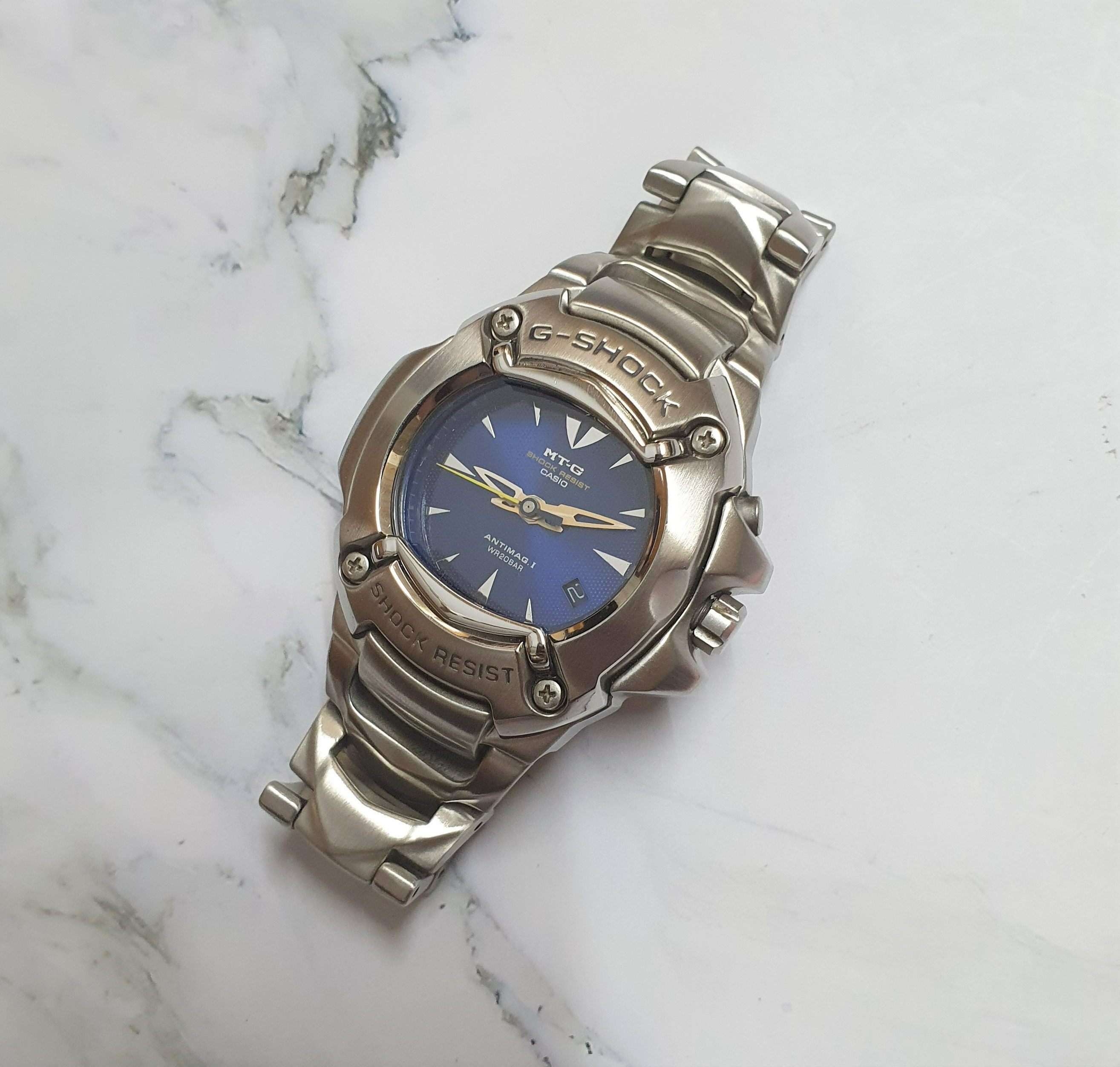 FS: G-Shock Casio MTG-120-2A Rare Blue Dial $149 Included Shipping 