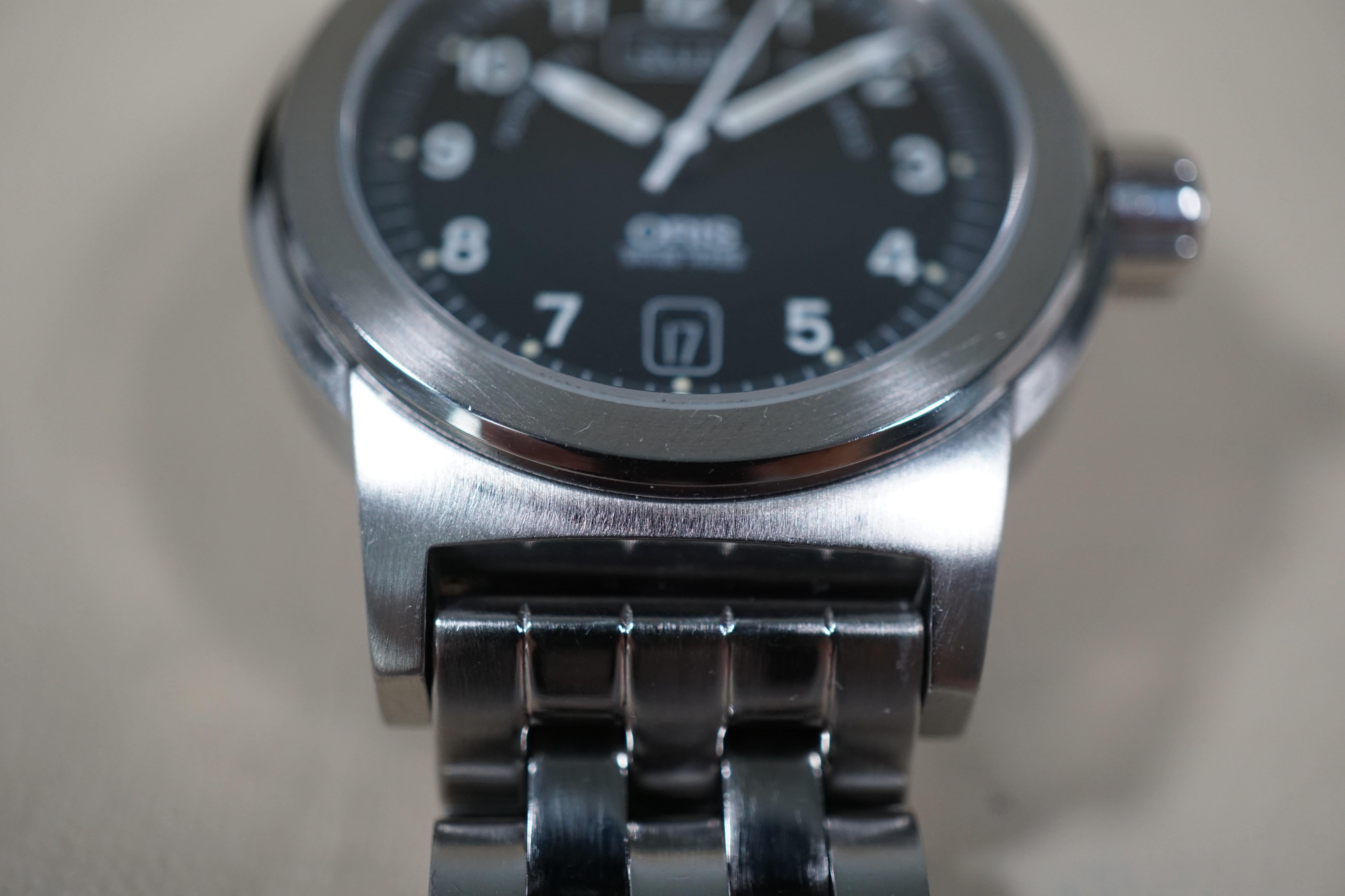 WTS Oris BC3 Big Crown 7500 Black Day Date Automatic 375