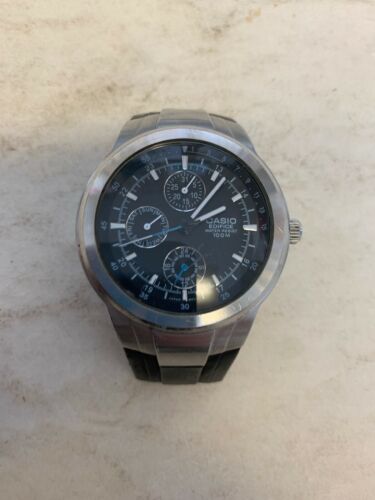 HITAM Casio Edifice EF-305 casio EF305 black watch strap | Shopee Malaysia