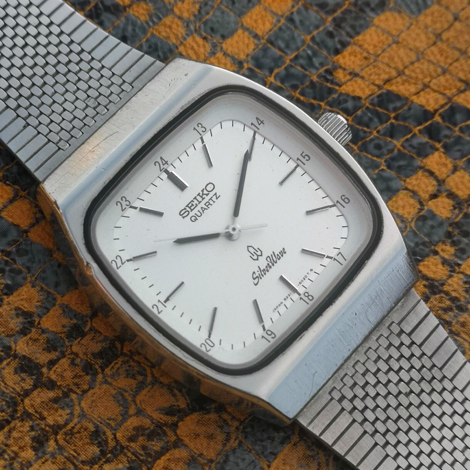 SEIKO セイコー シルバーウェーブ 8221-5020スクエア クォーツ