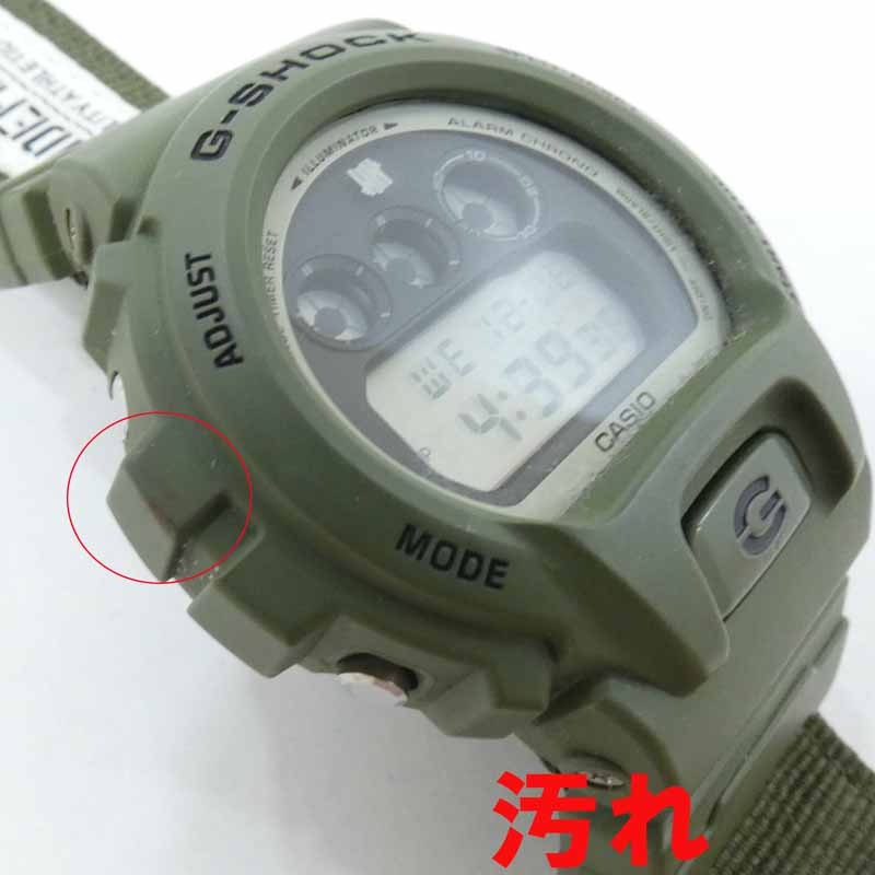 Used] CASIO x UNDEFEATED | Casio x Undefeated Watch G-SHOCK G-SHOCK DW- 6901UD-3JR Khaki [f131] | WatchCharts Marketplace