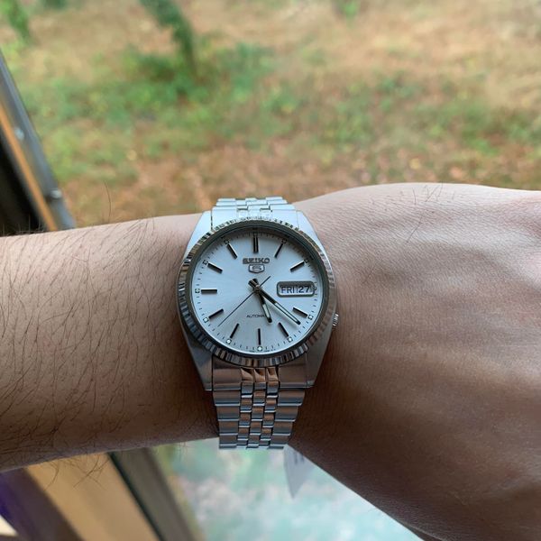 WTS] Seiko snxj89. Very rare and popular model for obvious reasons. Watch  is basically new except for some micro scratches if you look closely on the  bracelet. With box no papers |