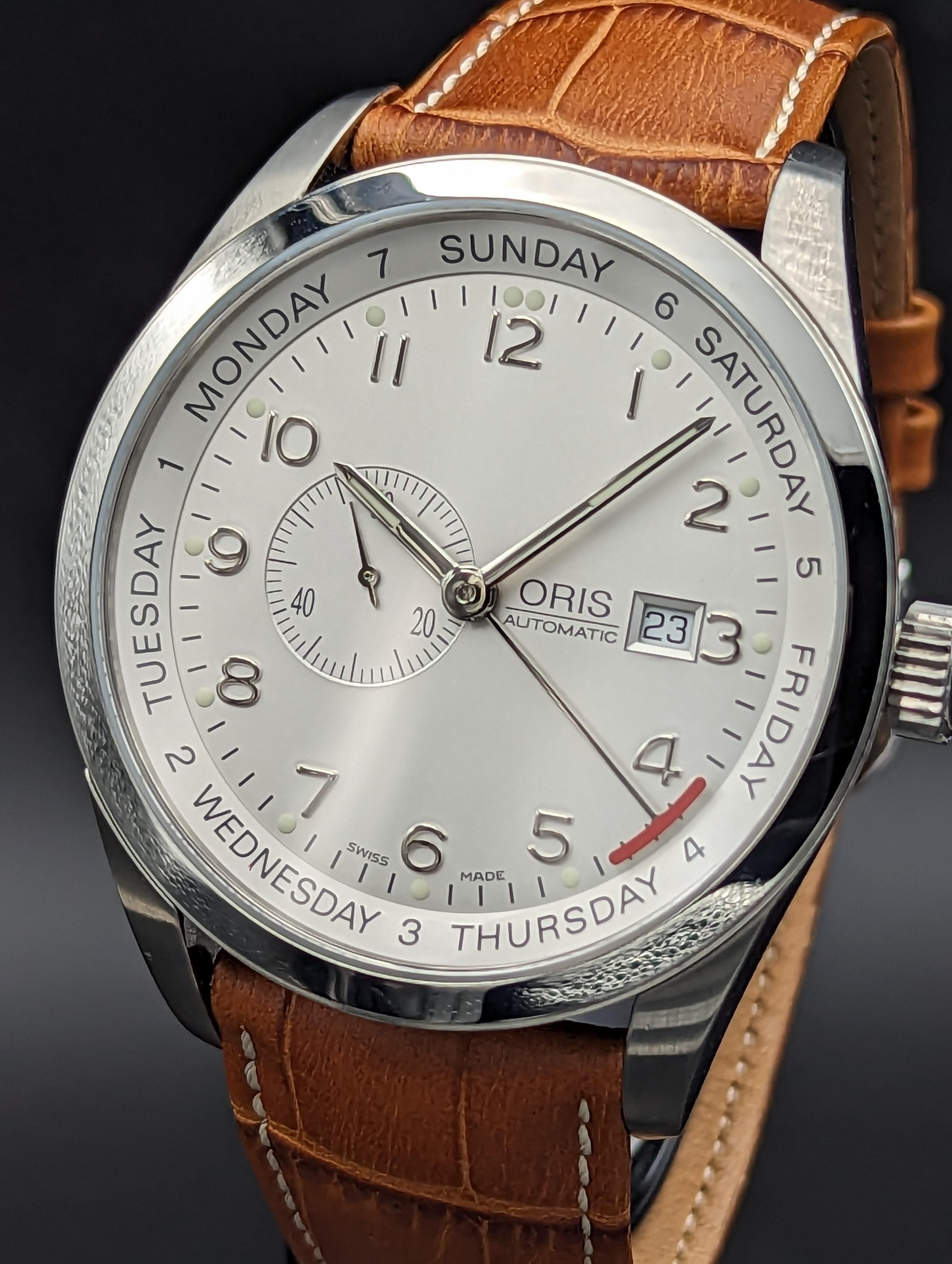 WTS Oris XXL Pointer Date Small Seconds Automatic ref. 7529