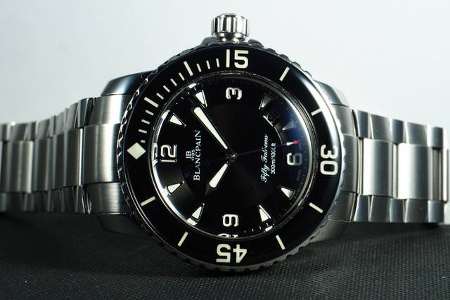 FS Blancpain Fifty Fathoms with extra X 71 Bracelet