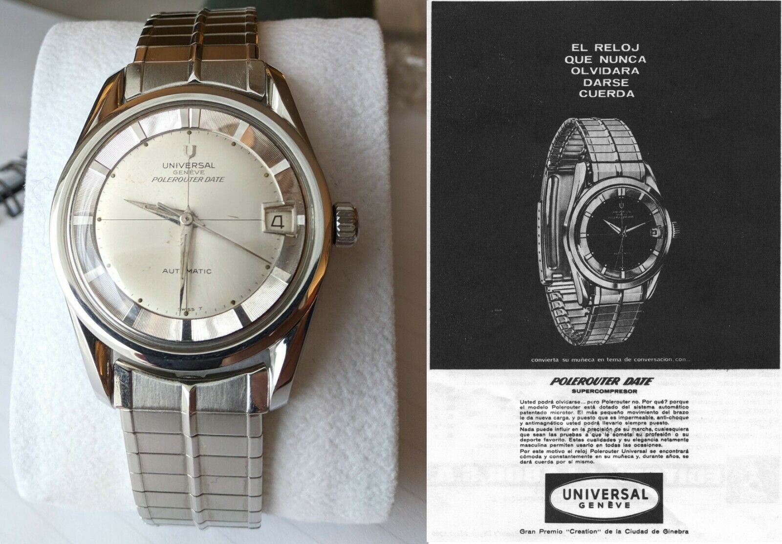 Universal Geneve Polerouter Date w/ Gay Frères and JB