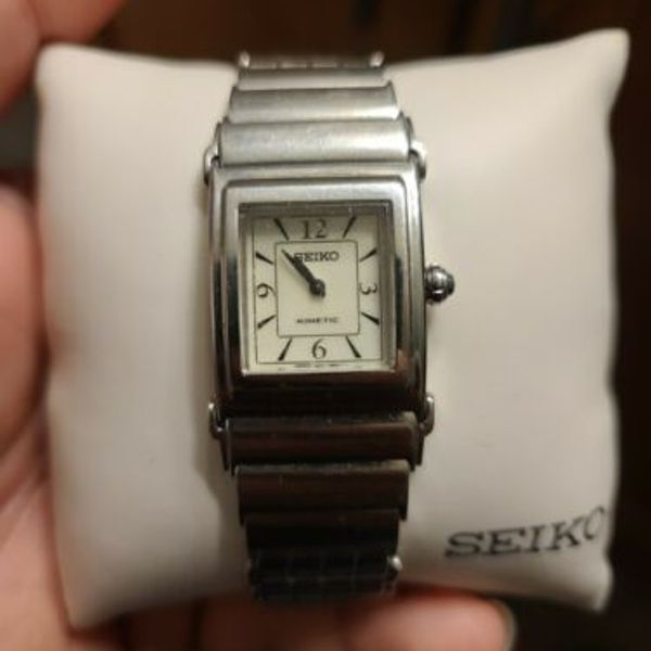 Seiko Women’s Watch 1M205A80 All Stainless Steel W/Square Bezel WatchCharts