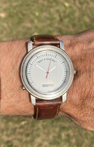Vintage Timex Joe Boxer Watch “Have A Nice Day” With Indiglo