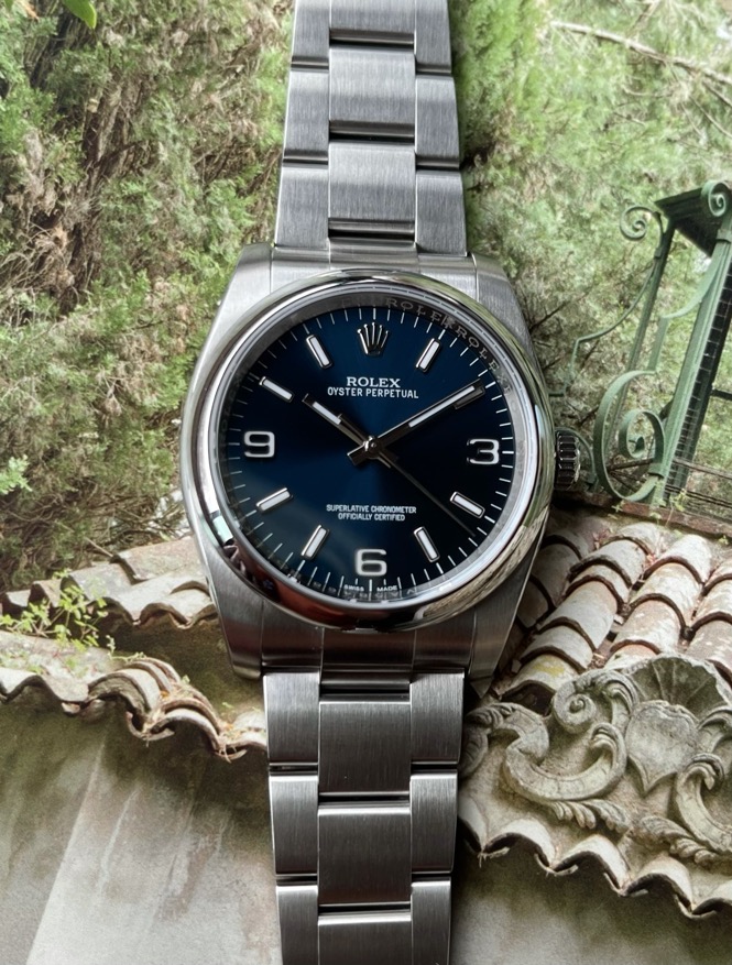 Rolex oyster clearance perpetual 11600 blue