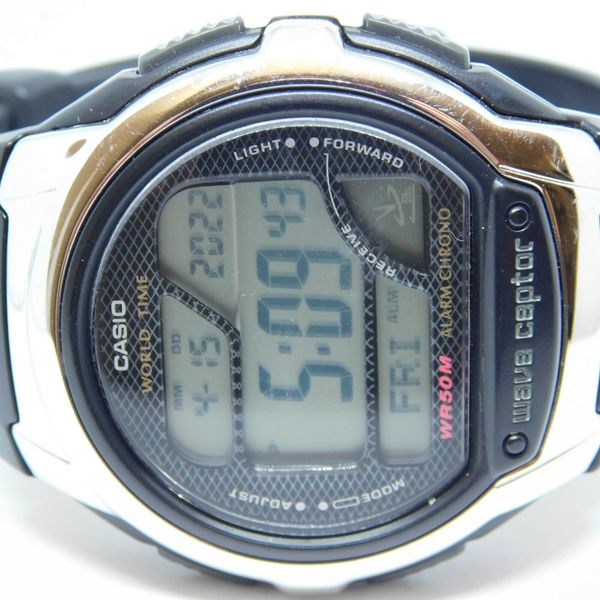 CASIO Wave Ceptor Illuminator 3054 WV-58A Quartz Digital Men's Watch ...