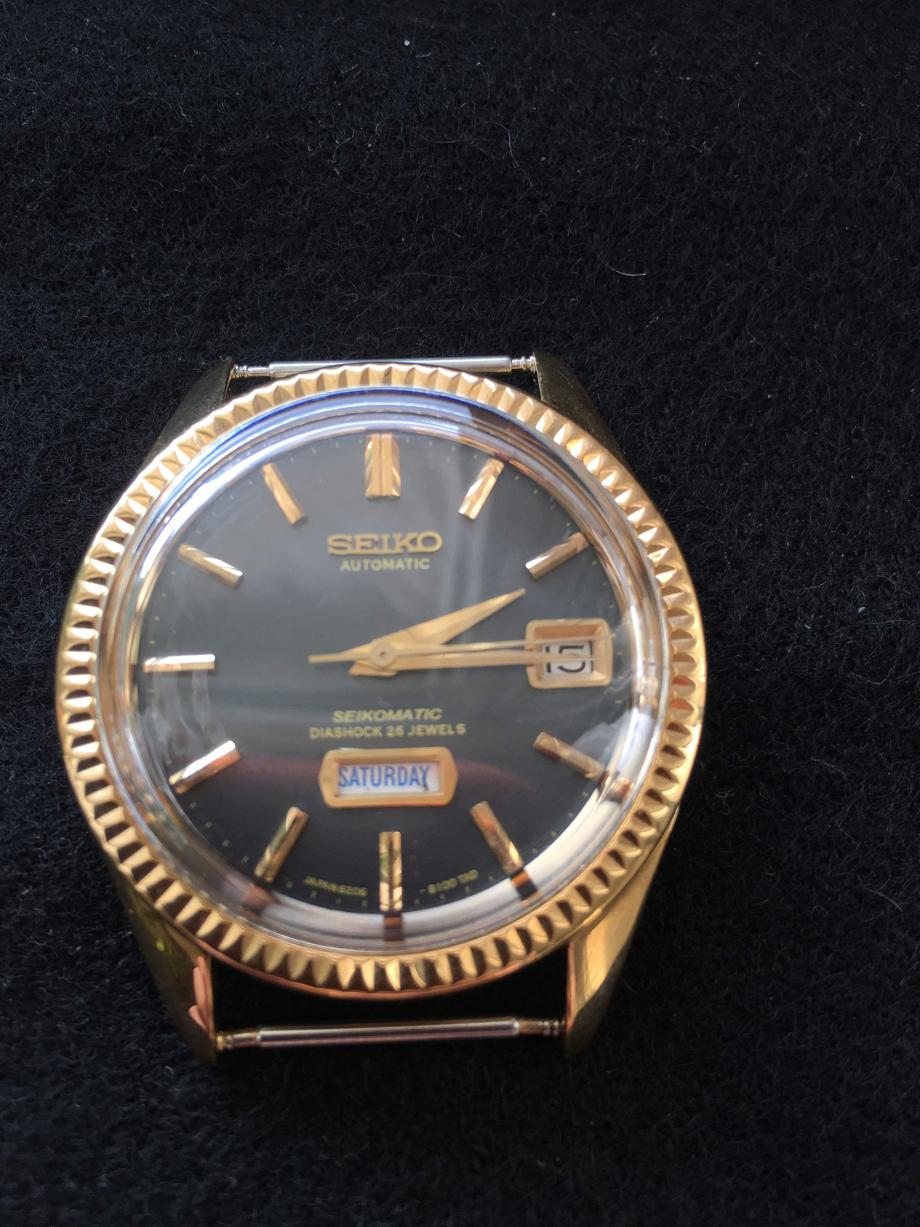 WTS] Seiko Weekdater Seikomatic 6206-8080 black dial | WatchCharts