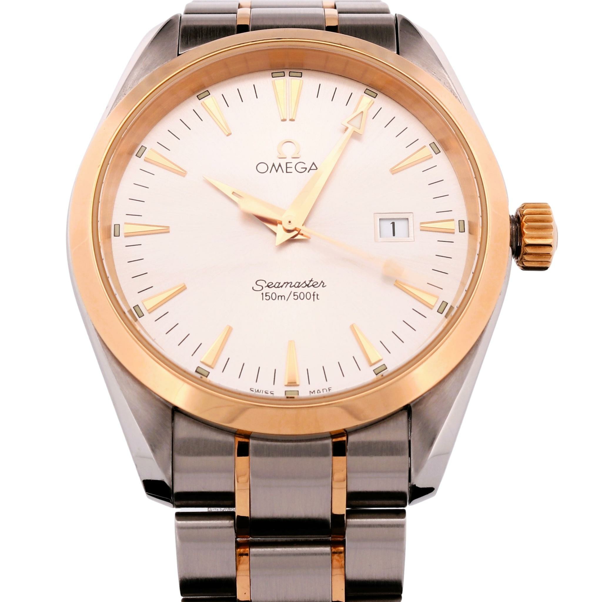 omega aqua terra quartz 39mm