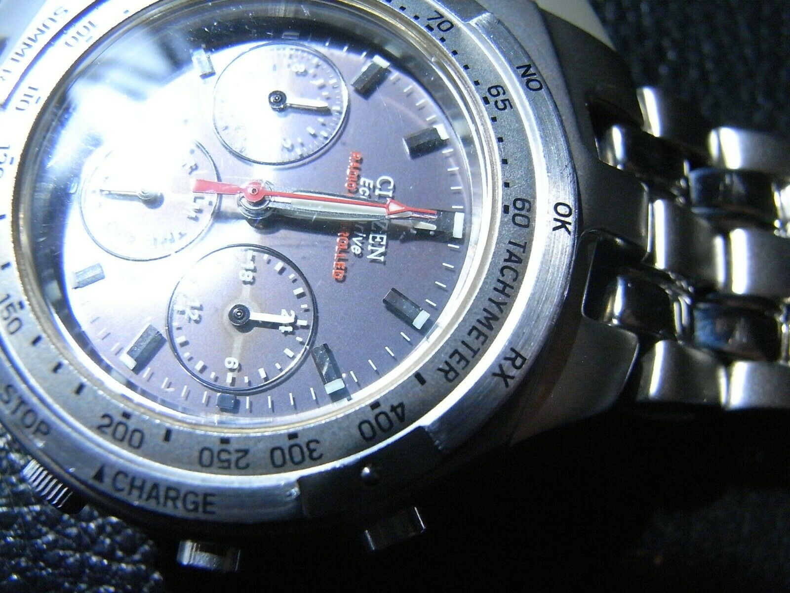 CITIZEN シチズン エコドライブ 9457-H27953 #25513 クロノグラフ 可動 