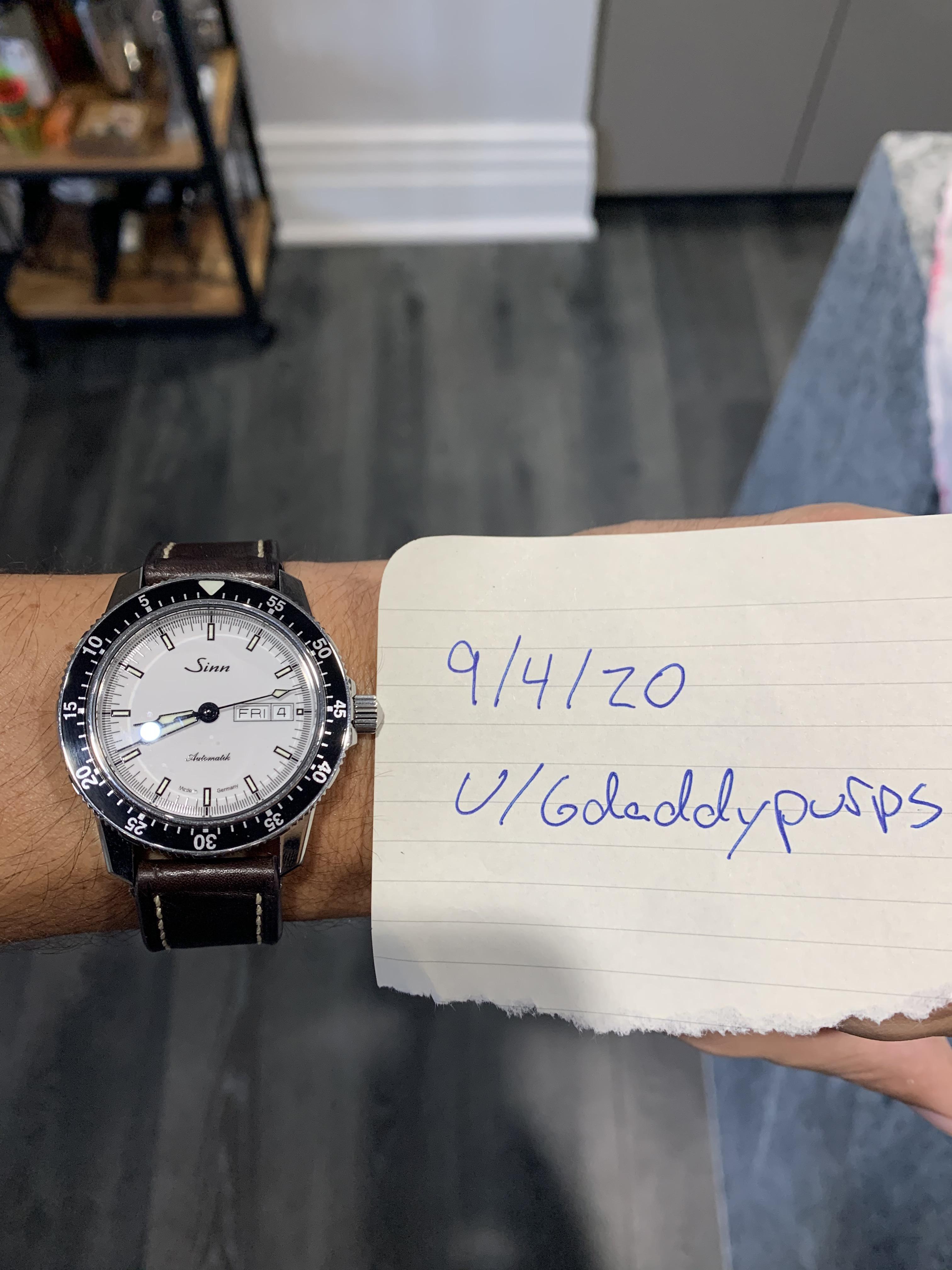 WTS Sinn 104 ST SA iW White Dial WatchCharts