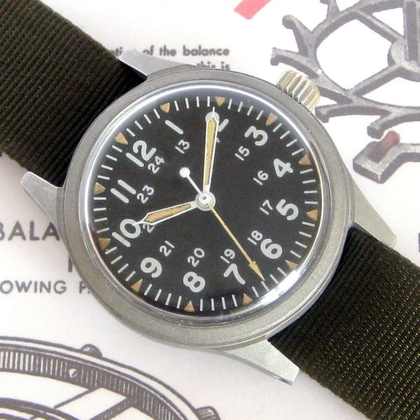Mens Original 1982 USAF Pilot HAMILTON GG-W-113 Military Ordnance ...