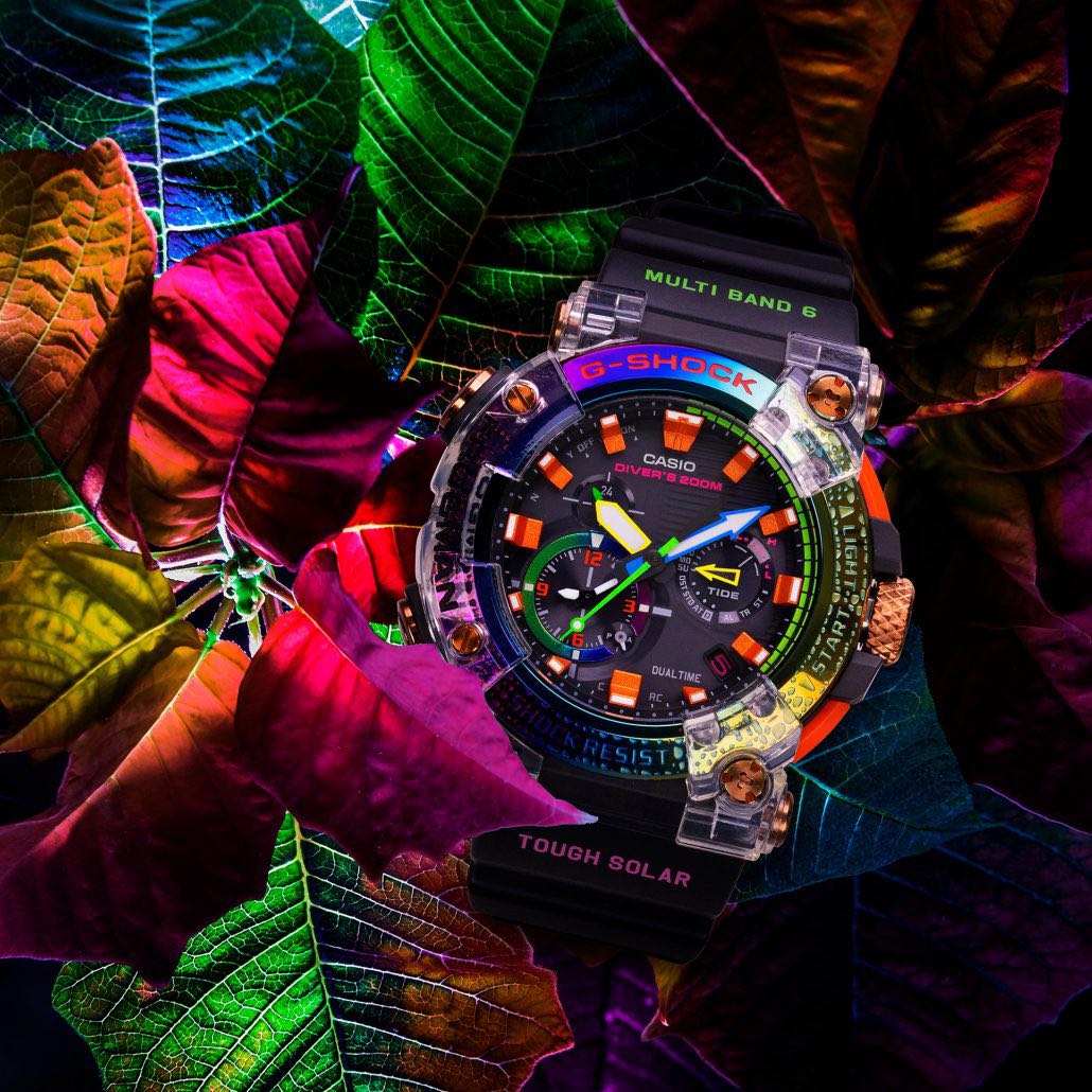 Casio G Shock Limited Edition Frogman Borneo Rainbow Toad GWF