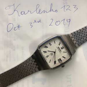 WTS] Seiko King Quartz 9722-5000 Double Quartz White Textured Dial