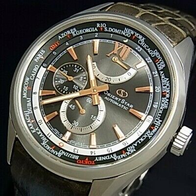 ORIENT STAR World Time WZ0091JC Automatic from Japan Expedited