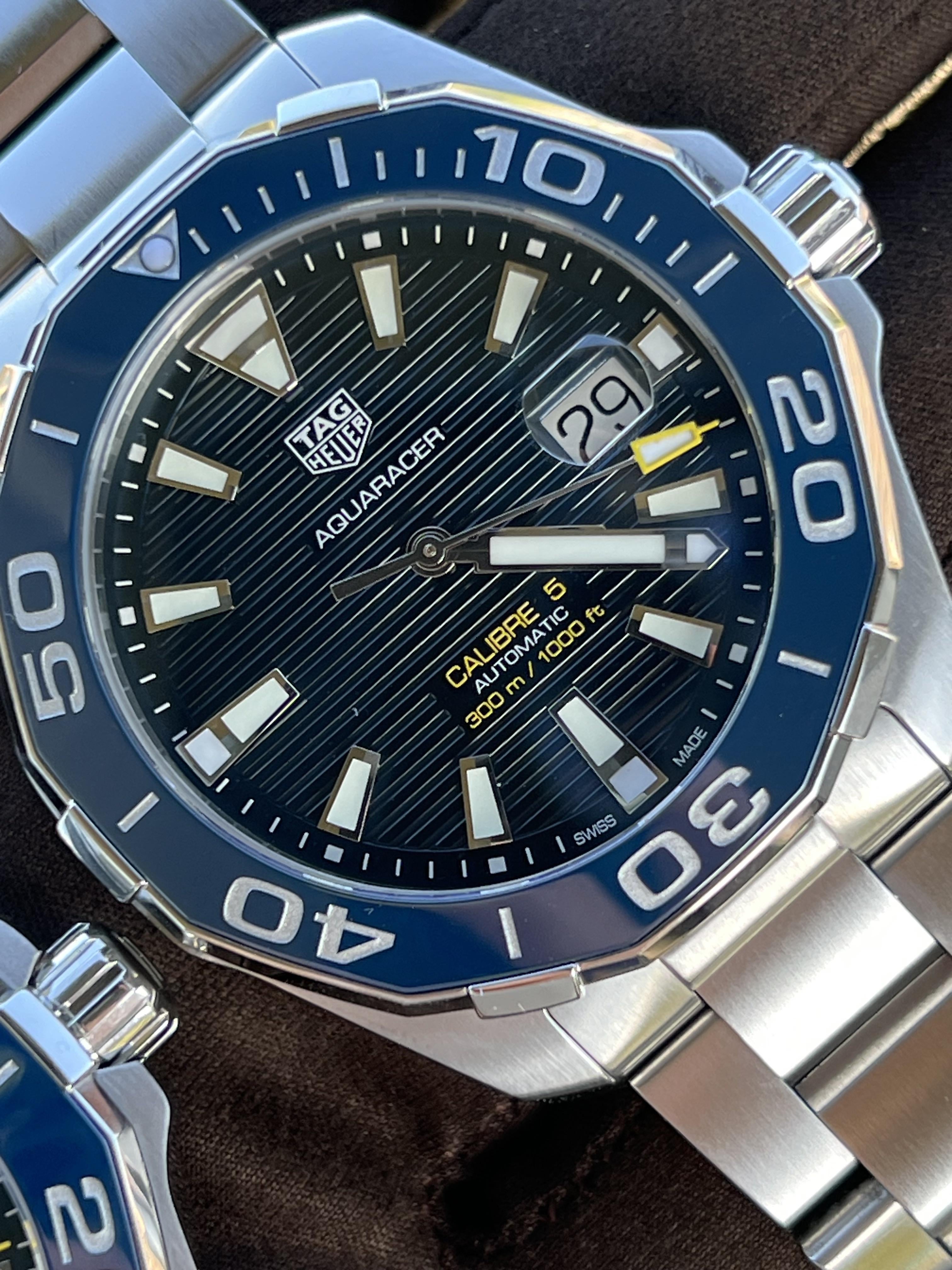 WTS Tag Heuer Aquaracer 43mm Full kit 1500 shipped . Ref