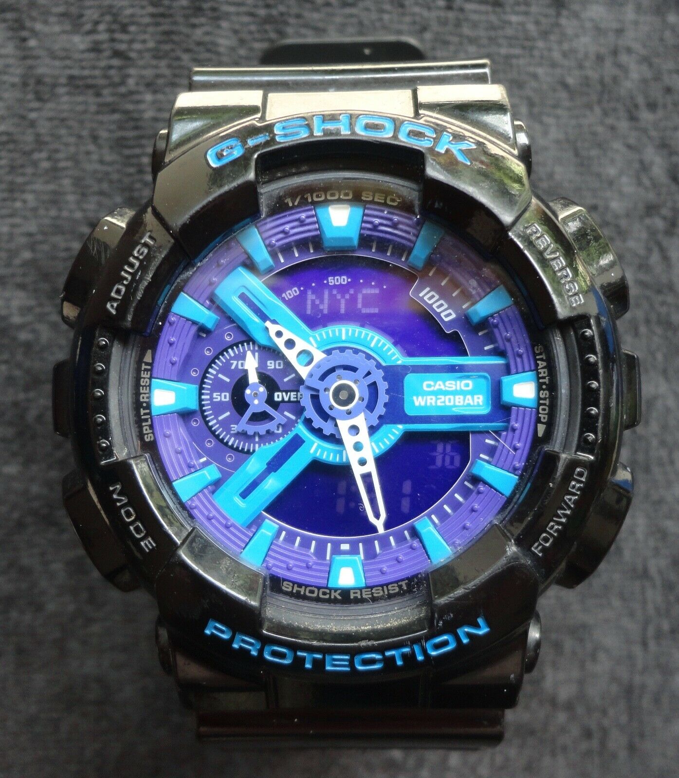 g shock hyper blue