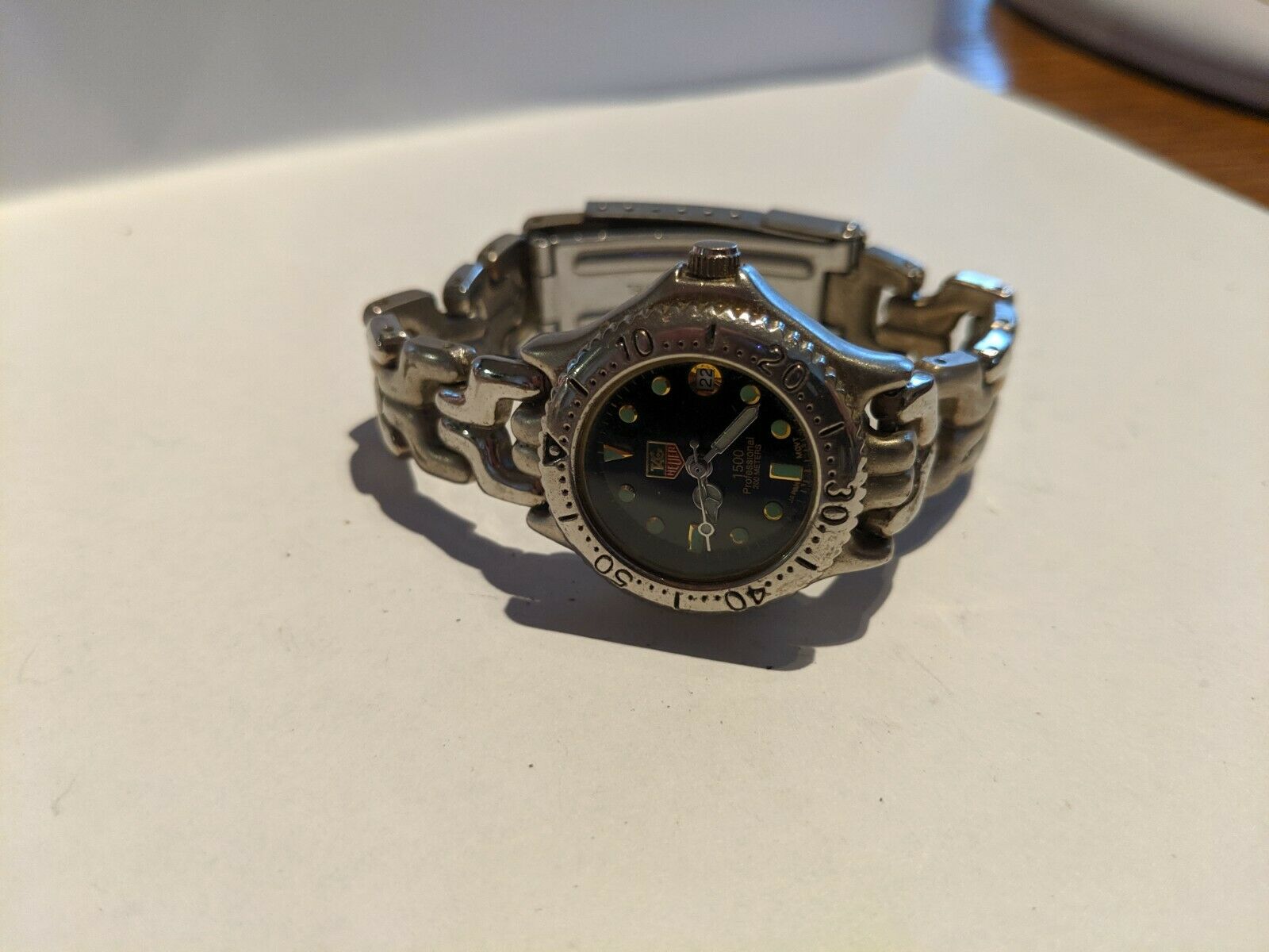 RARE Tag Heuer 1500 Professional 0234 Women\'s Watch Pre-Owned TAG Heuer by Analog Shift Professional 1500  main image 4