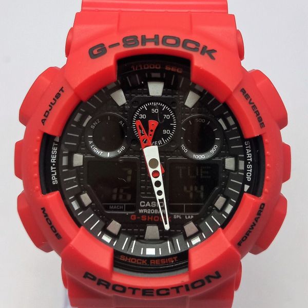 Stylish G Shock By Casio 5081 Ga 100 Analogdigital Super Illuminator Watch Watchcharts