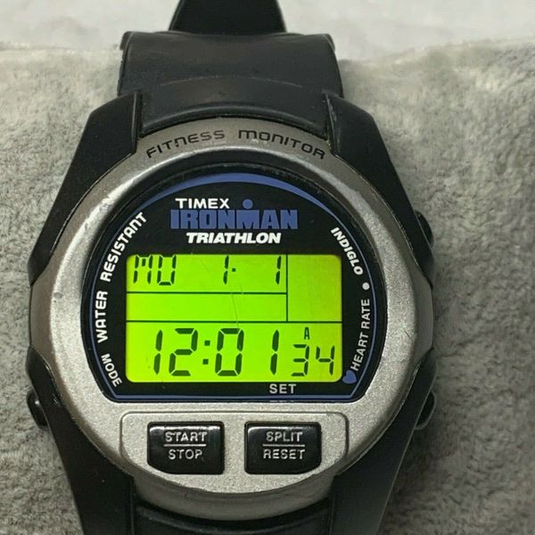 Timex Ironman Triathlon Fitness System 50M Digital Watch w/Heart Rate