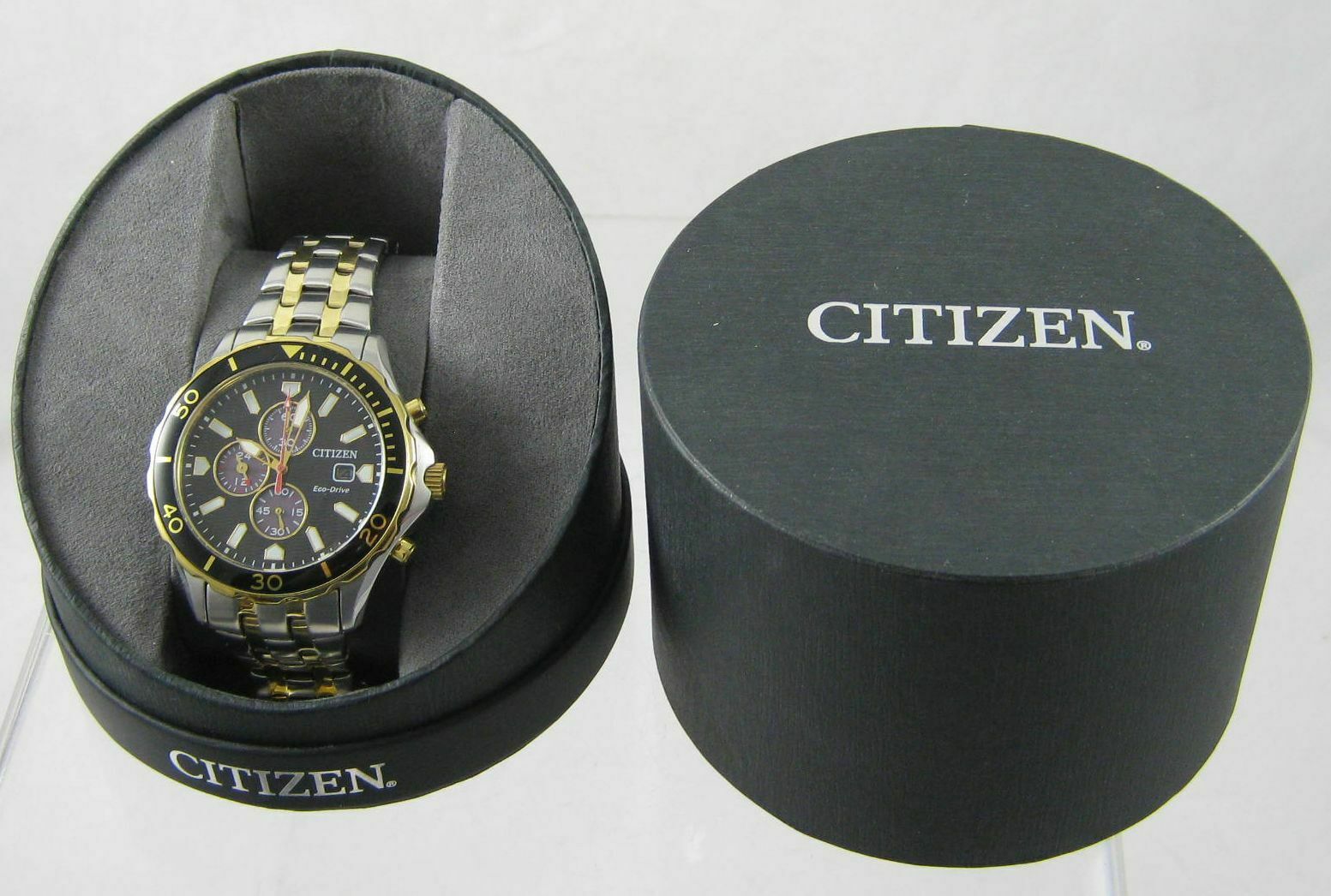 Citizen chronograph men's best sale two tone bracelet watch