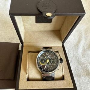 LOUIS VUITTON Limited Ed. Tambour Voyagez Chronograph Men's Watch