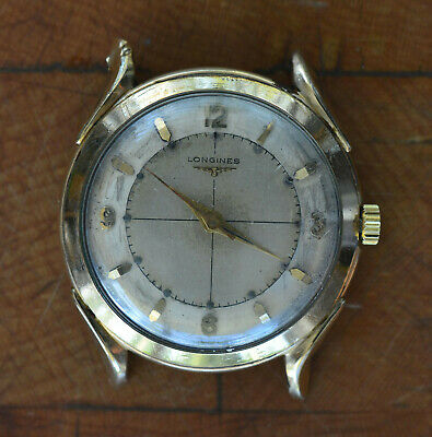 1955 Longines WRISTWATCH 2150 SW Parts or Repair 23ZS 10K GF