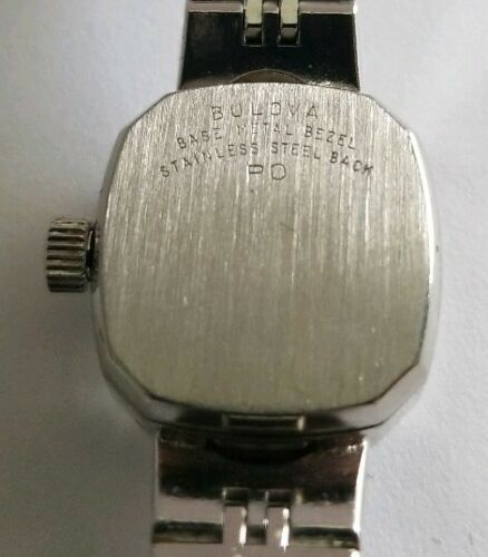 Bulova base metal online bezel stainless steel back