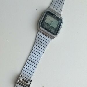 Casio Ae 70 Mens Vintage Lcd Digital Hands Ana Watch Lower Lcd Bleed Full Func Watchcharts