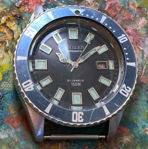 Montre Plongeur Vintage Citizen Challenge Diver – Réf. 62-6198, Avril 1974, Automatique