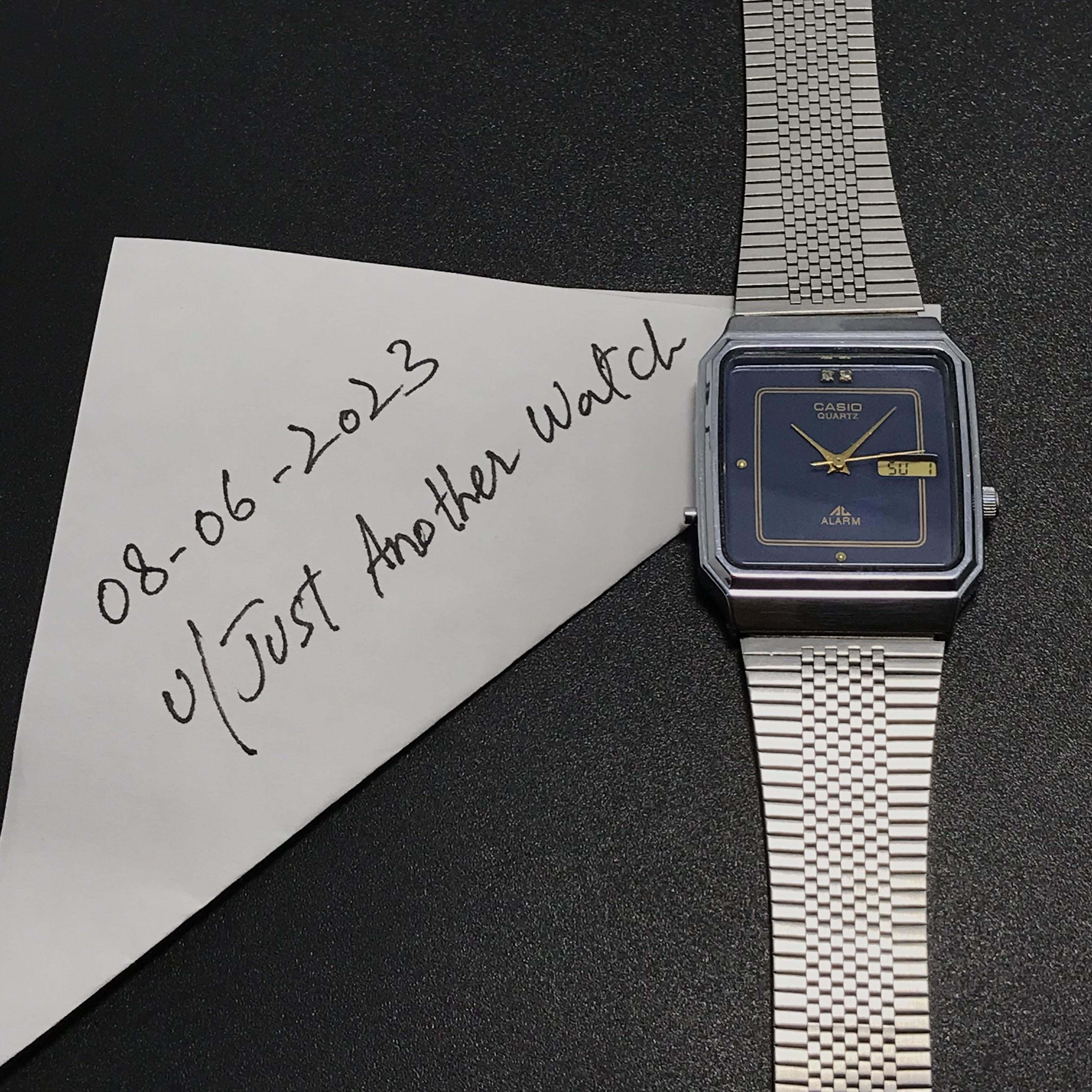 WTS] Vintage Casio MQA-725 Ana-Digi Alarm Mod. 333 Japan Made 