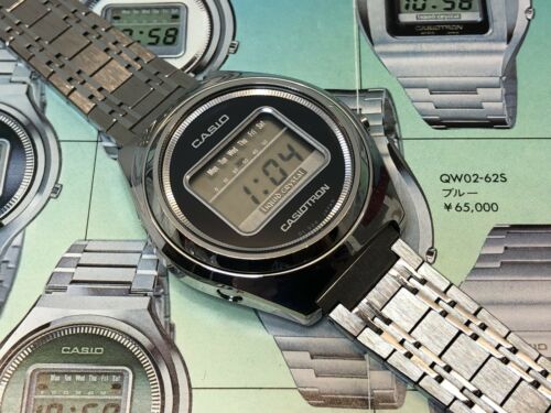 NOS 01-502 CASIO Casiotron 1976 Digital LCD Quartz watch uhr MOT