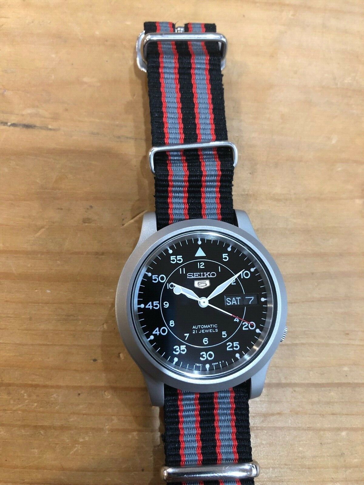 Jam Tangan Snk809 Seiko SNK809 Mens Watch 809 W/ NATO Strap Lot! Seiko