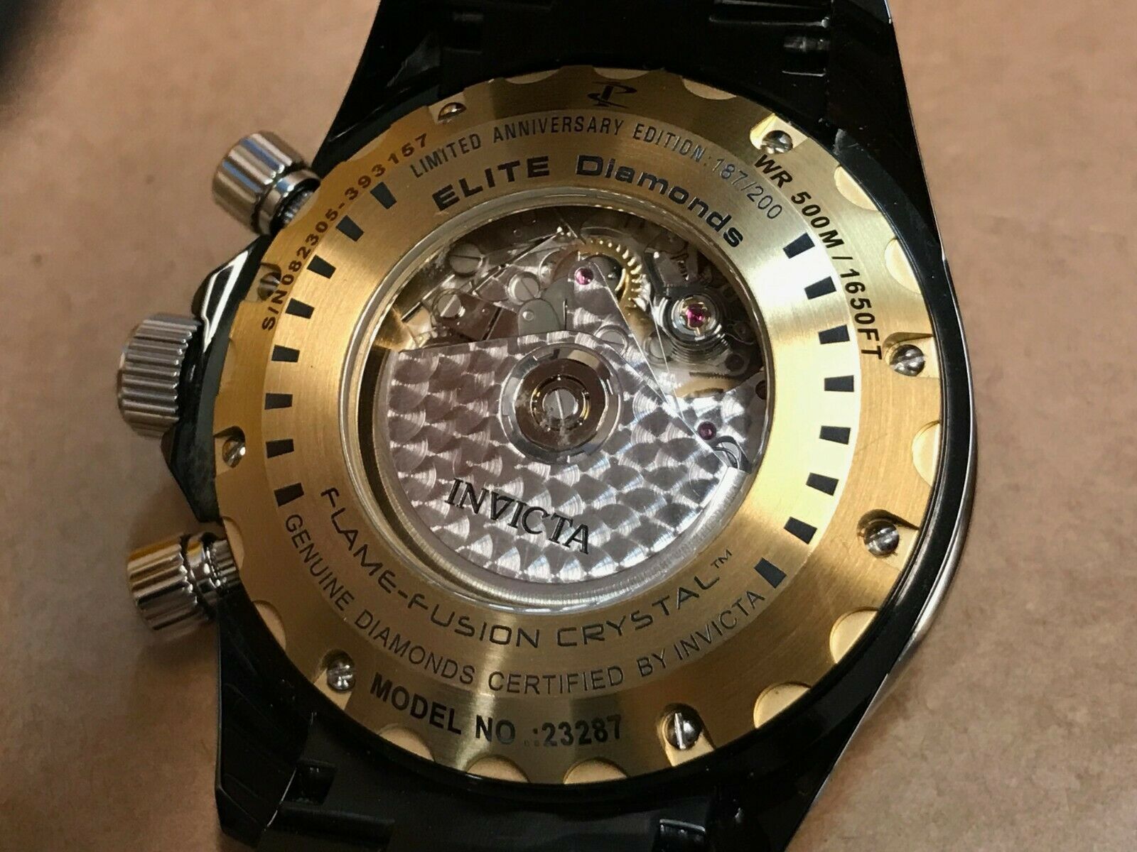 Invicta hot sale elite diamond