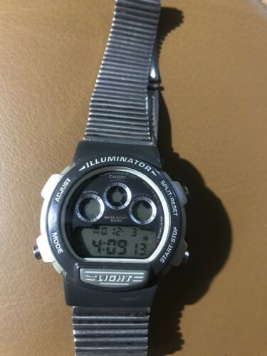 【CASIO】 W-99 ILLUMINATOR 90's アナログウォッチ Casio W-99 Illuminator Vintage 1990s Digital 1.38