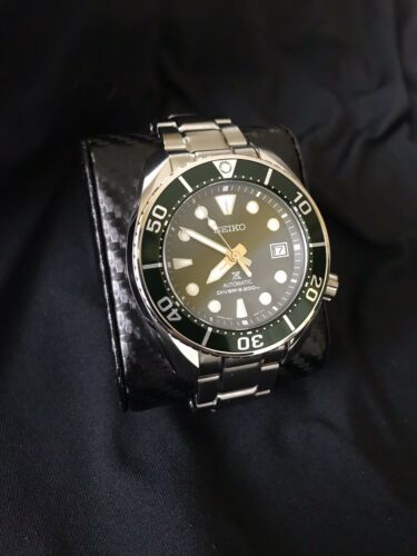 Seiko Prospex Sumo SPB103 Green Dial Watch Mint Condition | WatchCharts ...